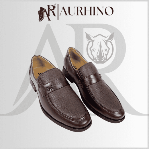 Giày Lười Penny Loafer Nâu AURHINO